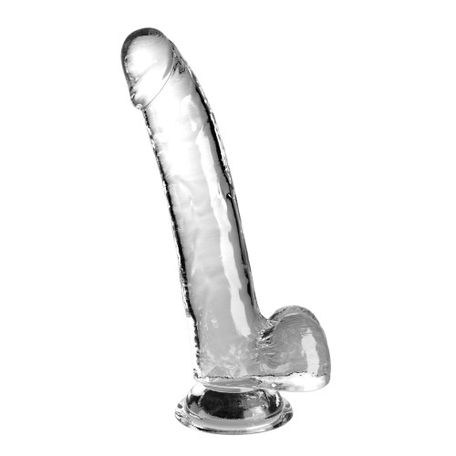 King Cock Clear 9" Cock with Balls