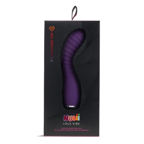 Nu Sensuelle Lola Nubii Flexible Warming Vibe - Purple