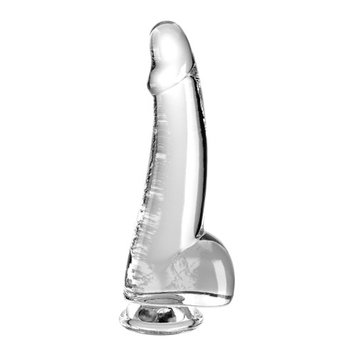 King Cock Clear 7.5" con Testículos