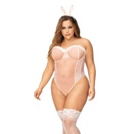 Sexy Bunny Underwire Bodysuit - Playful Costume