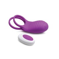 Curve Toys Gossip Love Loops 10X Vibrating Cock Ring with Remote