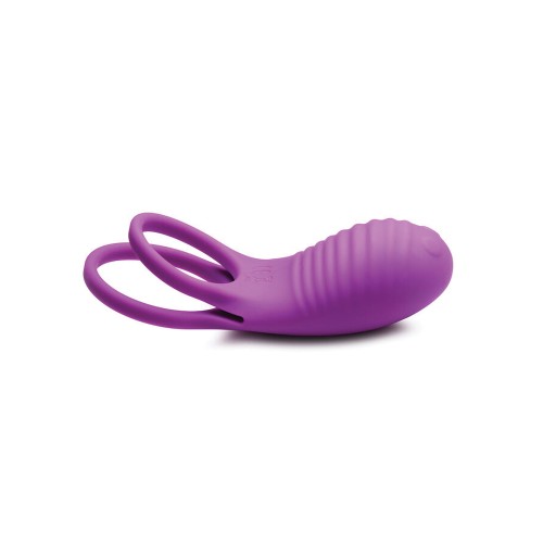 Curve Toys Gossip Love Loops 10X Vibrating Cock Ring with Remote