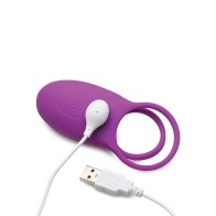 Curve Toys Gossip Love Loops 10X Vibrating Cock Ring with Remote