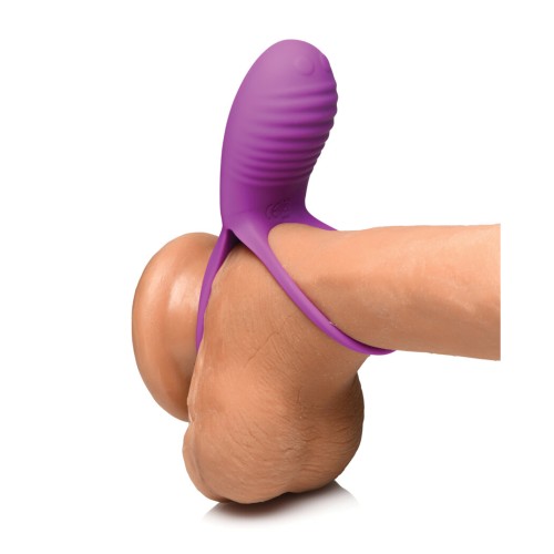 Curve Toys Gossip Love Loops 10X Vibrating Cock Ring with Remote