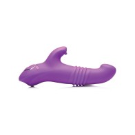 Curve Toys Gossip Blasters 7X Thrusting Rabbit Vibrator Violet