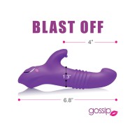 Curve Toys Gossip Blasters 7X Thrusting Rabbit Vibrator Violet