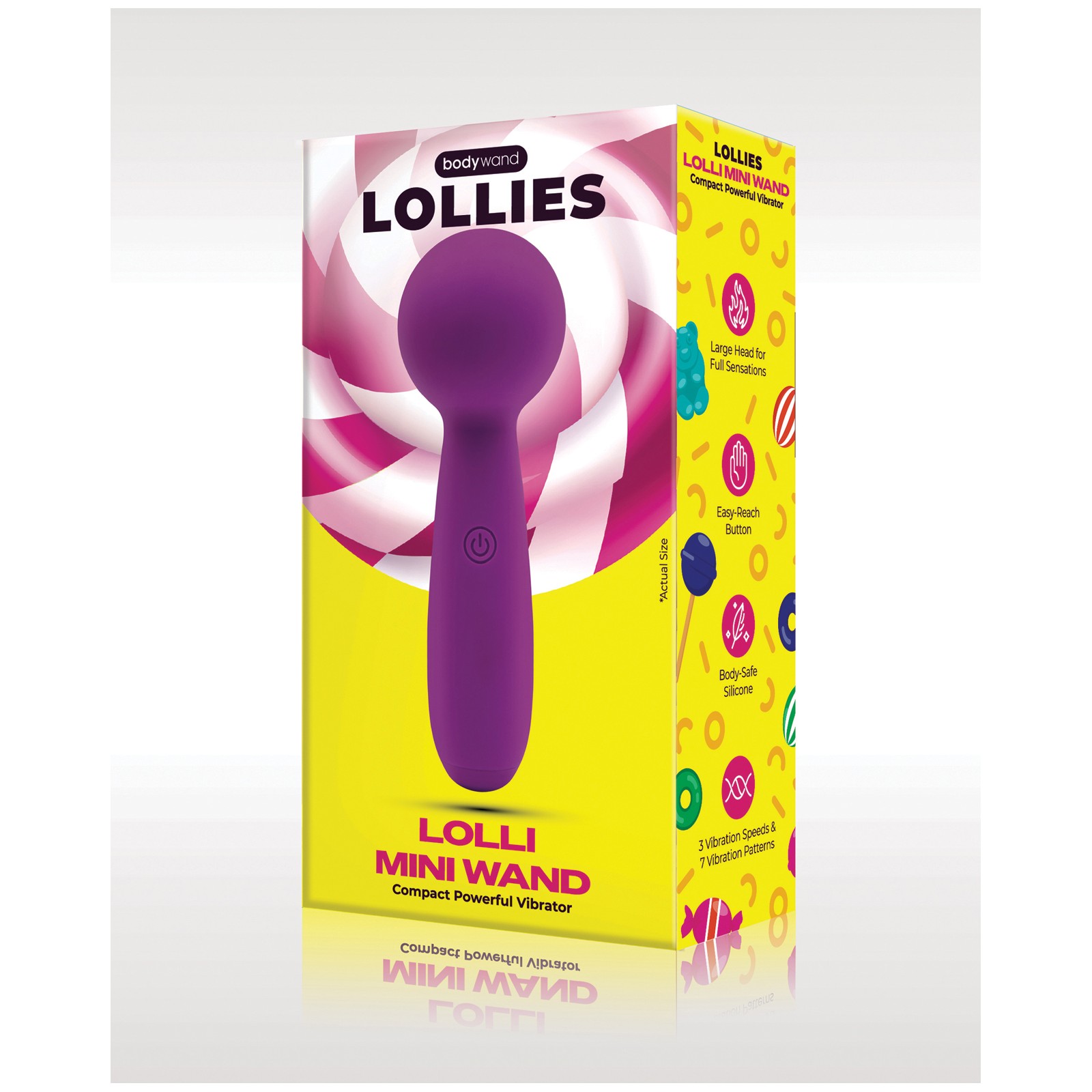 Bodywand Lolli Mini Wand Vibrator Purple