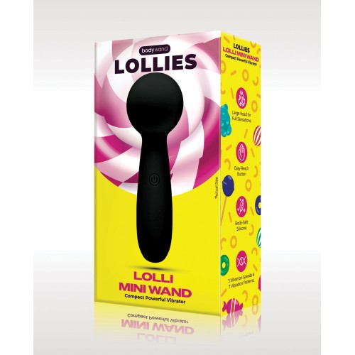 Vibrador Mini Wand Bodywand Lolli Negro