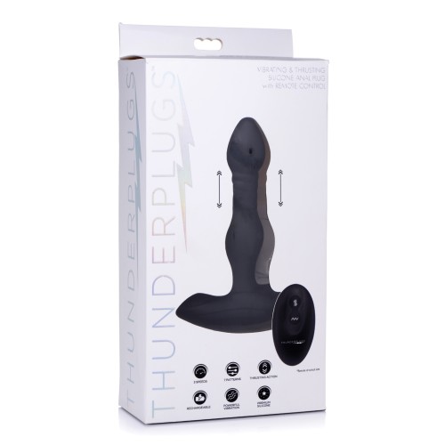 ThunderPlugs Vibrating & Thrusting Plug with Remote Control