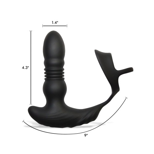 10X Thrusting Silicone Vibrator - ThunderPlugs