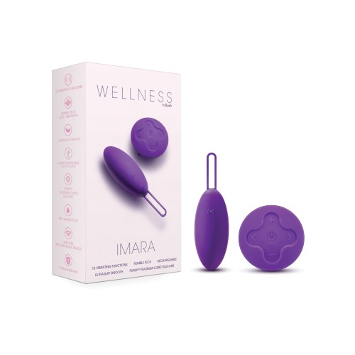 Blush Wellness Imara Vibrating Egg w/Remote - Purple