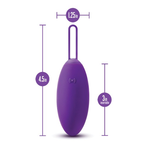 Blush Wellness Imara Vibrating Egg w/Remote - Purple