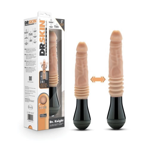 Blush Dr. Skin Knight Thrusting Gyrating Dildo