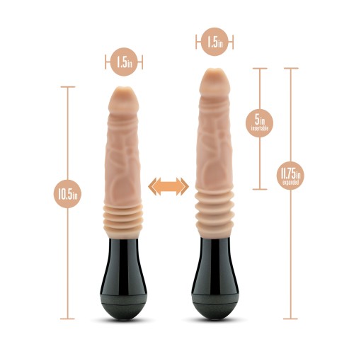 Blush Dr. Skin Dildo Vibrador y Gyrador Knight