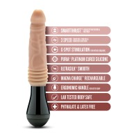 Blush Dr. Skin Dildo Vibrador y Gyrador Knight