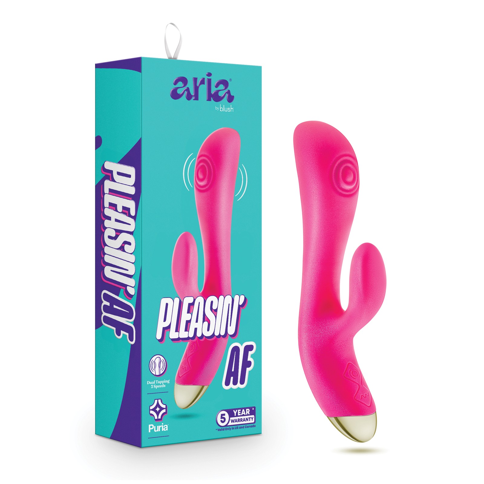 Blush Aria Pleasin' AF Fuchsia Vibrator