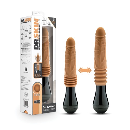 Blush Dr. Skin Silicone Dr. Arthur Dildo - Tan