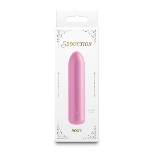 Roxy Rosa Metálico - Vibrador Pequeño Potente