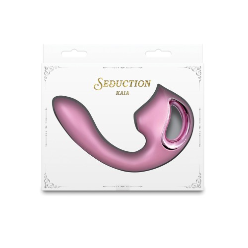 Vibrador Seduction Kaia Rosa Metálico