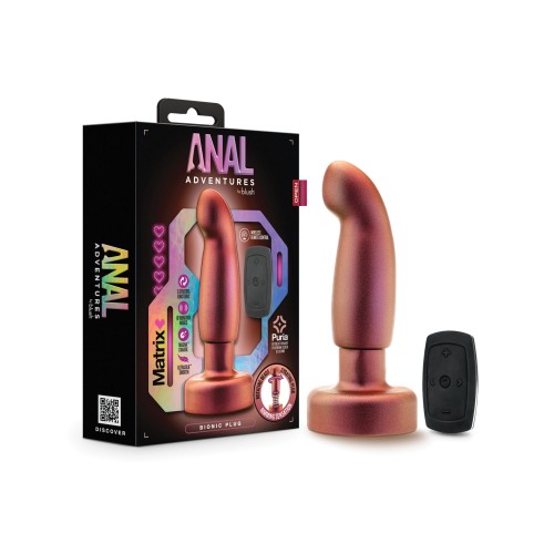 Blush Anal Adventures Bionic Plug - Cosmic Copper