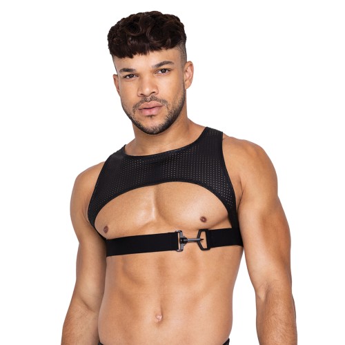 Master Harness with Hook & Ring Closure - Black XL