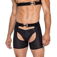 Master Chaps with Hook & Ring Closure - Black MD