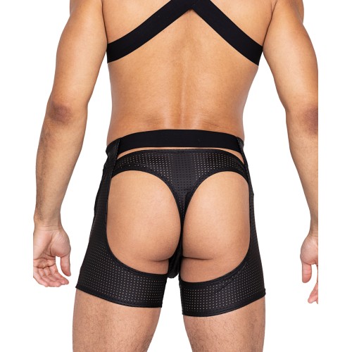 Master Chaps with Hook & Ring Closure - Black MD