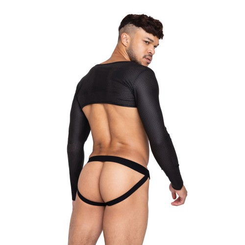 Top Corto Master Negro Spandex