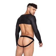 Top Corto Master Negro Spandex