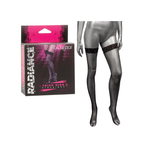 Radiance Thigh High Stockings for Elegance