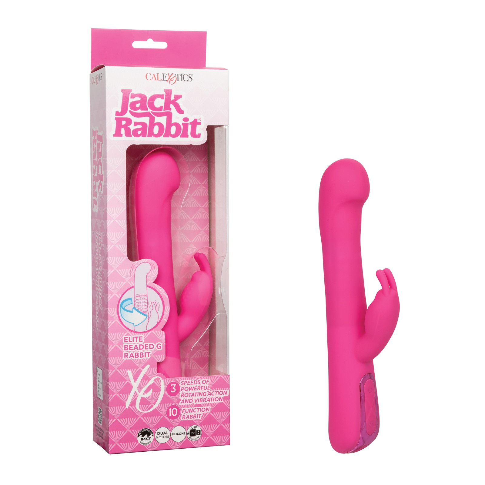 Conejito Vibrador Beaded G Rabbit Elite Rosa