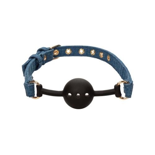 Ball Gag de la Colección Denim Ride 'Em