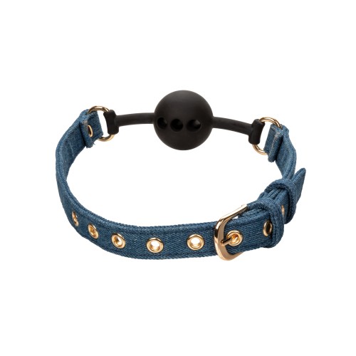 Ball Gag de la Colección Denim Ride 'Em