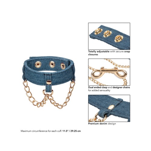 Ride Em Premium Denim Collection Ankle Cuffs