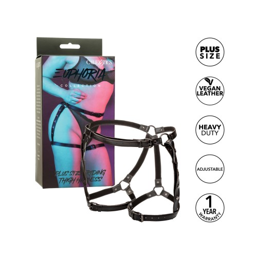 Euphoria Collection Plus Size Riding Thigh Harness