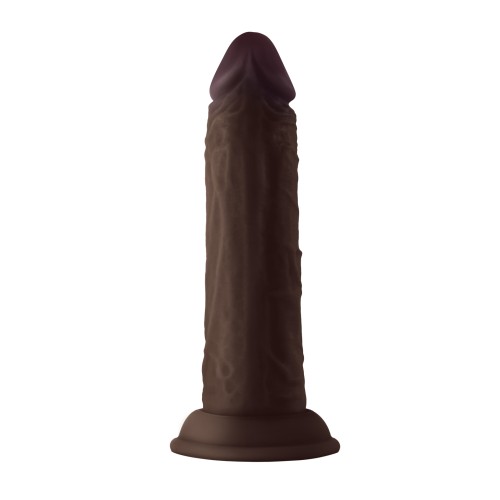 Shaft Model J Flexskin Liquid Silicone Dong Mahogany