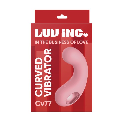 Luv Inc. Curved Vibrator Light Pink