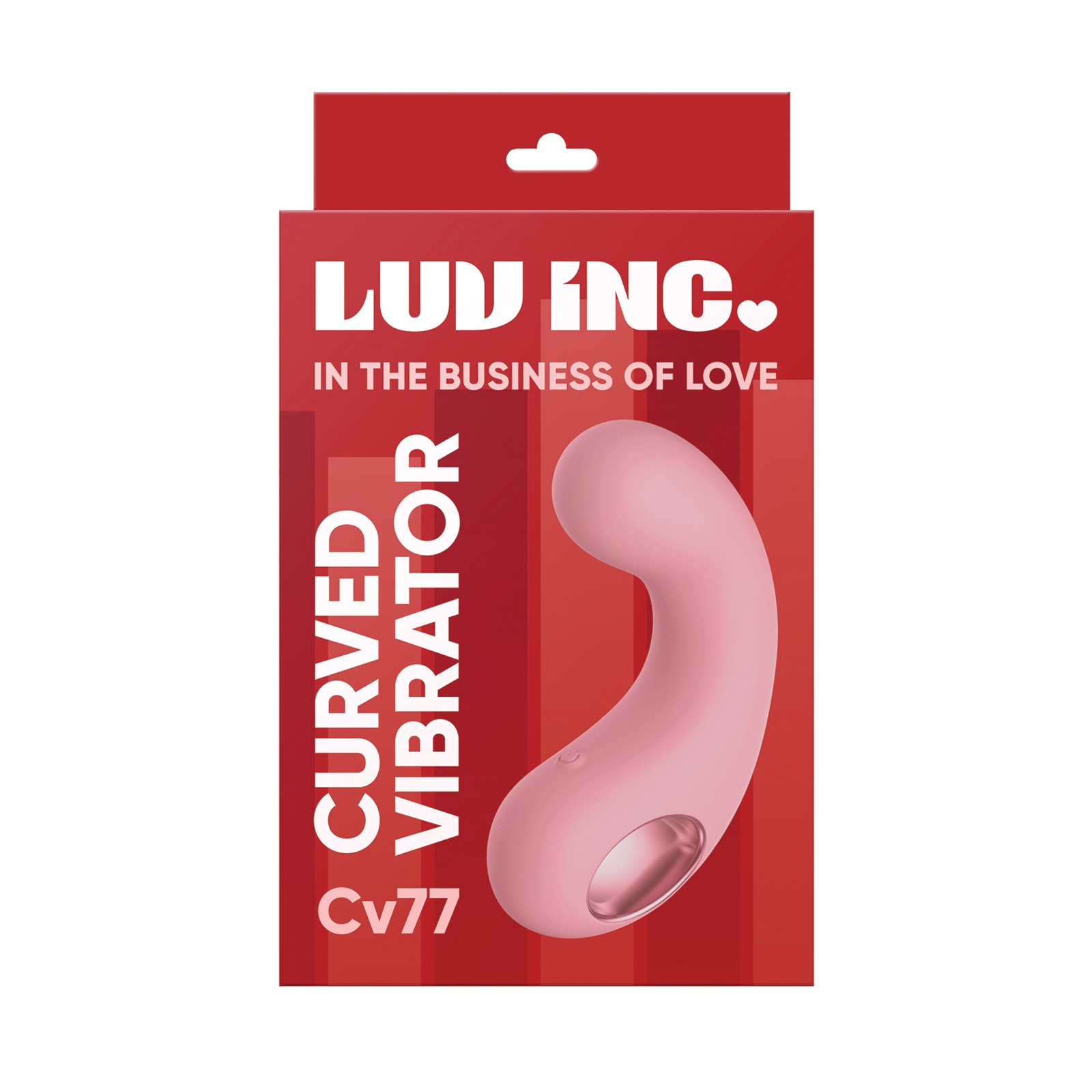 Luv Inc. Curved Vibrator Light Pink