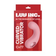 Luv Inc. Curved Vibrator Light Pink