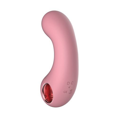 Luv Inc. Curved Vibrator Light Pink