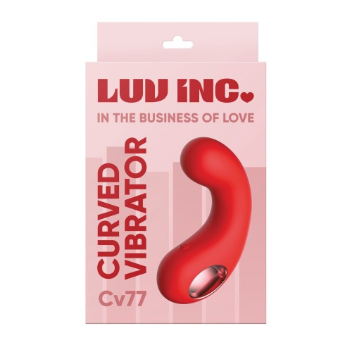 Luv Inc. Curved Vibrator Red