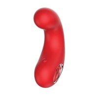 Luv Inc. Curved Vibrator Red