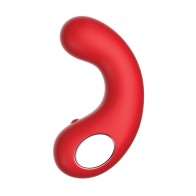 Luv Inc. Curved Vibrator Red