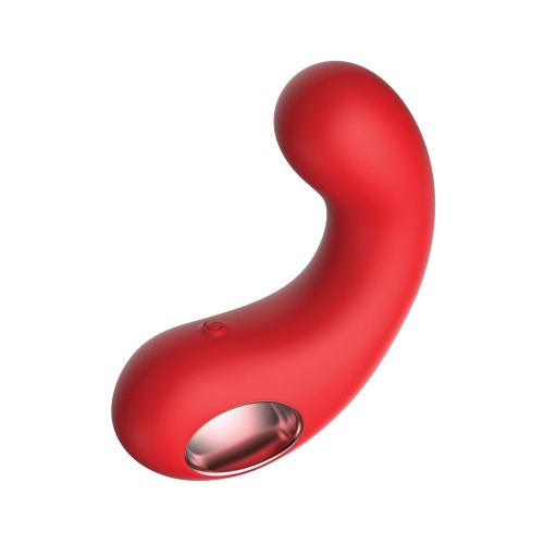 Luv Inc. Curved Vibrator Red