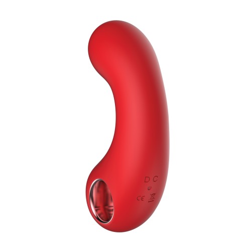 Luv Inc. Curved Vibrator Red