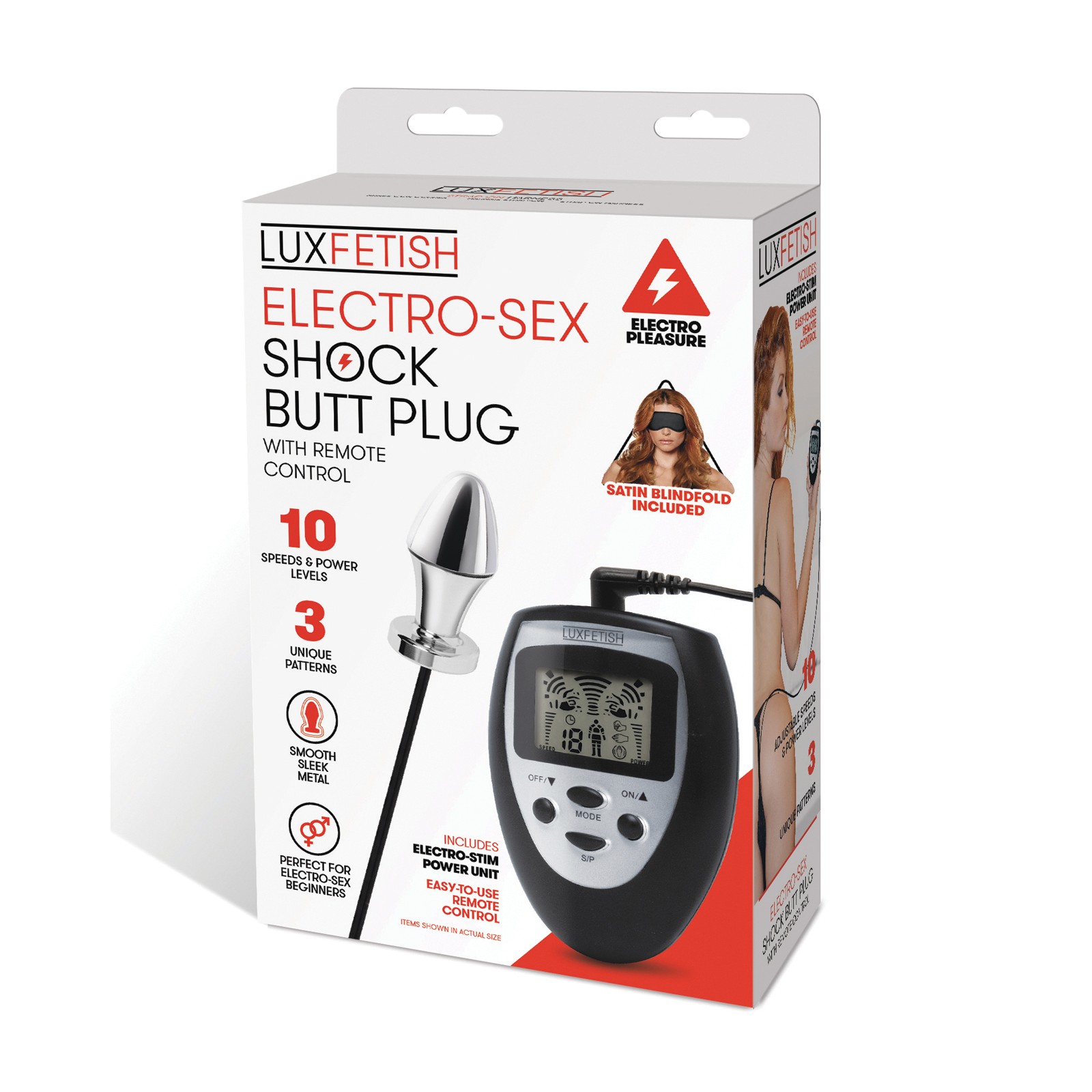 Plug Anal Electro Sex Lux Fetish con Control Remoto