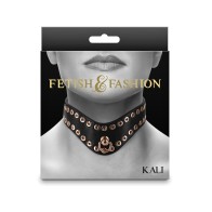 Collar Fetichista & de Moda Kali - Negro