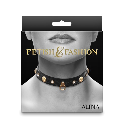 Fetish Fashion Alina Collar Black