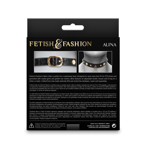 Collar Alina Fetish & Fashion Negro