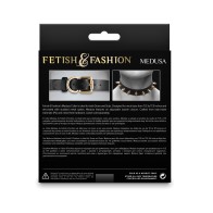 Fetish Fashion Medusa Collar Adjustable Black